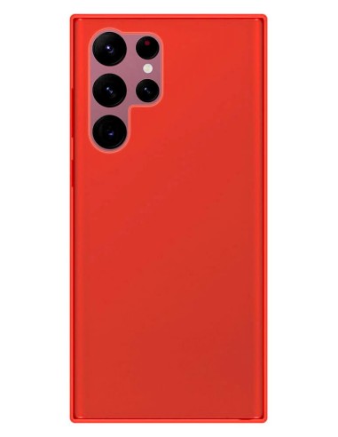 Coque en silicone Givré Rouge