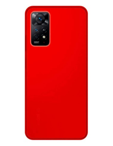 Coque en silicone Givré Rouge