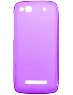 Coque en silicone gel givré Violet Translucide | 1001coques.fr