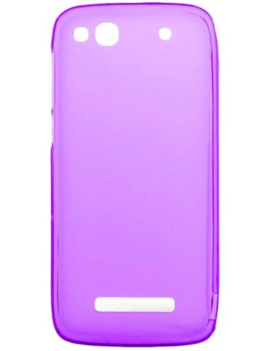 Coque en silicone Givré Violet