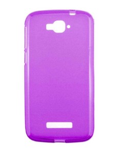 Coque en Silicone Gel givré Violet Translucide | 1001coques.fr