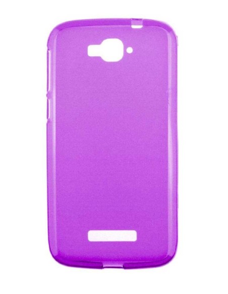 Coque en silicone Givré Violet pour Alcatel One Touch Pop C7