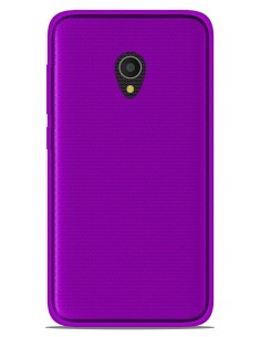 Coque en silicone gel givré Violet Translucide | 1001coques.fr