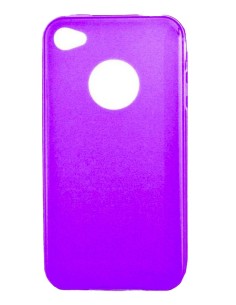 Coque en silicone gel givré Violet Translucide | 1001coques.fr