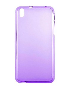 Coque en silicone gel givré Violet Translucide | 1001coques.fr