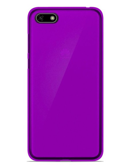 Coque en silicone Givré Violet pour Huawei Honor 7S