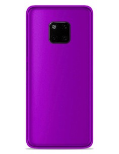 Coque en silicone gel givré Violet Translucide | 1001coques.fr