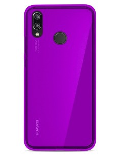 Coque en silicone gel givré Violet Translucide | 1001coques.fr