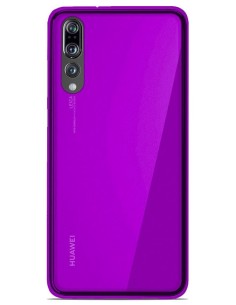 Coque en silicone gel givré Violet Translucide | 1001coques.fr