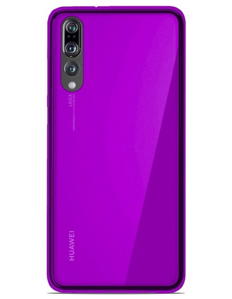 Coque en silicone Givré Violet pour Huawei P20 Pro