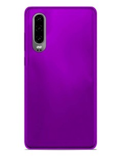 Coque en silicone gel givré Violet Translucide | 1001coques.fr