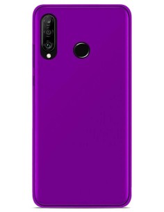 Coque en silicone gel givré Violet Translucide | 1001coques.fr