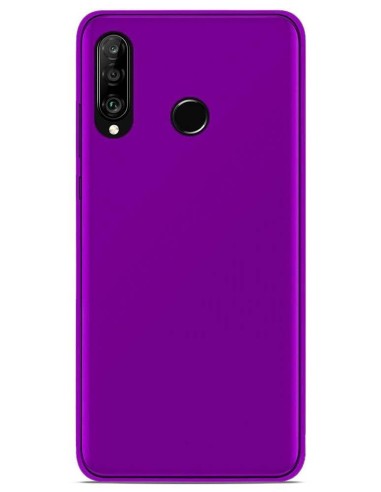 Coque en silicone Givré Violet