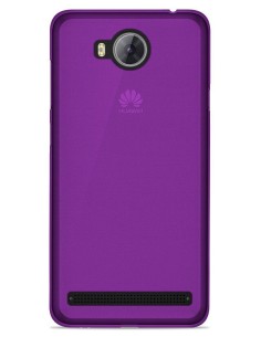 Coque en silicone gel givré Violet Translucide | 1001coques.fr