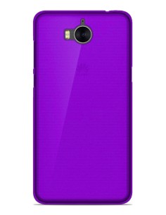 Coque en Silicone Gel givré Violet Translucide | 1001coques.fr