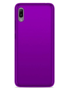 Coque en silicone gel givré Violet Translucide | 1001coques.fr