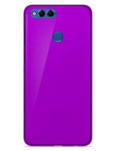 Coque en silicone gel givré Violet Translucide | 1001coques.fr