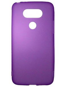 Coque en silicone gel givré Violet Translucide | 1001coques.fr