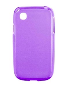 Coque en silicone gel givré Violet Translucide | 1001coques.fr