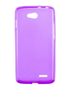 Coque en silicone gel givré Violet Translucide | 1001coques.fr