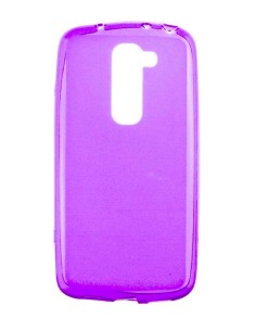 Coque en silicone gel givré Violet Translucide | 1001coques.fr