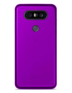 Coque en silicone gel givré Violet Translucide | 1001coques.fr