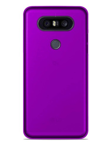 Coque en silicone Givré Violet