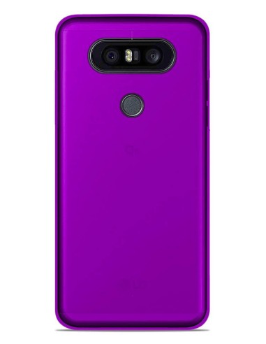 Coque en silicone Givré Violet