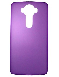 Coque en Silicone Gel givré Violet Translucide | 1001coques.fr
