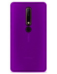 Coque en Silicone Gel givré Violet Translucide | 1001coques.fr