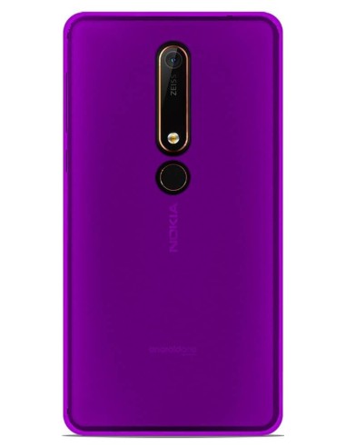 Coque en silicone Givré Violet