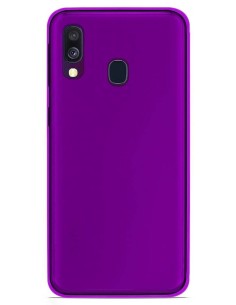 Coque en silicone gel givré Violet Translucide | 1001coques.fr