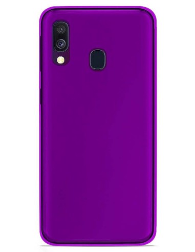 Coque en silicone Givré Violet