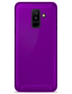 Coque en silicone gel givré Violet Translucide | 1001coques.fr