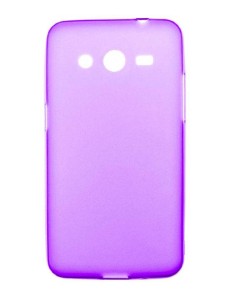 Coque en Silicone Gel givré Violet Translucide | 1001coques.fr