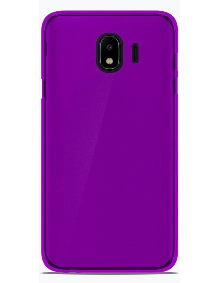 Coque en silicone Givré Violet pour Samsung Galaxy J4 2018