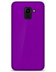 Coque en silicone gel givré Violet Translucide | 1001coques.fr