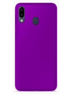 Coque en silicone gel givré Violet Translucide | 1001coques.fr