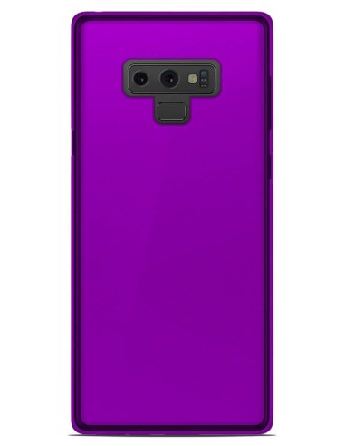 Coque en silicone Givré Violet