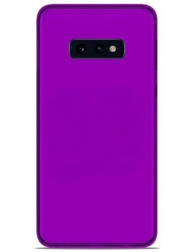 Coque en silicone Givré Violet