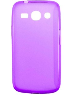 Coque en silicone gel givré Violet Translucide | 1001coques.fr
