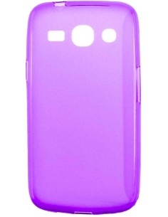 Coque en Silicone Gel givré Violet Translucide | 1001coques.fr