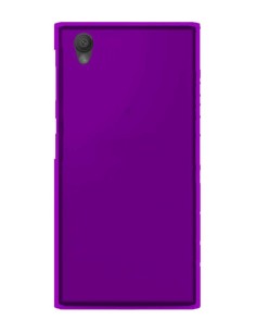 Coque en silicone gel givré Violet Translucide | 1001coques.fr