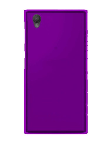 Coque en silicone Givré Violet