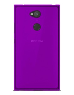Coque en silicone gel givré Violet Translucide | 1001coques.fr