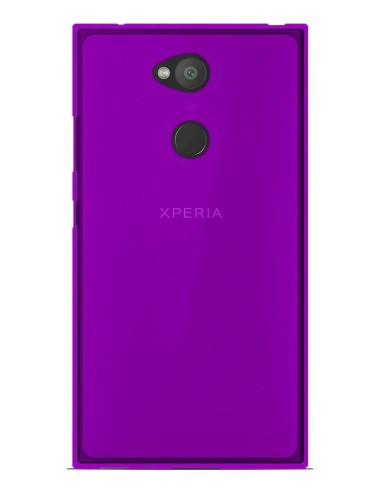 Coque en silicone Givré Violet