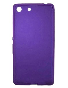 Coque en silicone gel givré Violet Translucide | 1001coques.fr