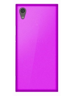 Coque en silicone gel givré Violet Translucide | 1001coques.fr