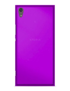 Coque en silicone gel givré Violet Translucide | 1001coques.fr