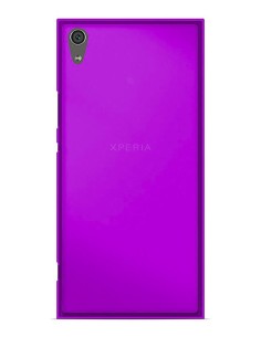 Coque en Silicone Gel givré Violet Translucide | 1001coques.fr